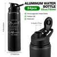 thumbnail image 2 of Botella Bokon deportiva a prueba de fugas, aluminio, 750 ml, paquete de 24 unidades, 2 of 6