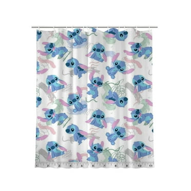 Stitch Cartoon Shower Curtain Bathroom Decoration Bath Curtain Waterproof Shower Curtain Home Decor 60 x72 Inch