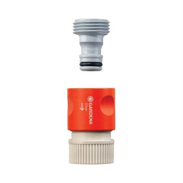 Gardena 5/8 in. Nylon/ABS Non-Threaded Male Hose Connector with Water Stop Gardena 5/8 in. Nylon/ABS Non-Threaded Male Hose Connector with Water Stop
