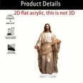 thumbnail image 4 of Zhourta 2D Jesus Desktop Standee for Christmas Decoration with Religious Theme and Festive Display, 4 of 5