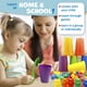 thumbnail image 5 of Skoolzy 60 ositos contadores de arcoíris, paquete de 5, ositos de peluche con 6 vasos clasificadores de colores, juegos de matemáticas, juguete de dados, pinzas Montessori y 2 bolsas de almacenamiento, 5 of 5