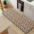 thumbnail image 5 of Brown Christmas Gingerbread Pattern Kitchen Rug Mat,Kitchen Runner Rugs Non Skid Washable,Decorative Kitchen Floor Mats for Kitchen,Sink,Laundry,17"x47.2", 5 of 7