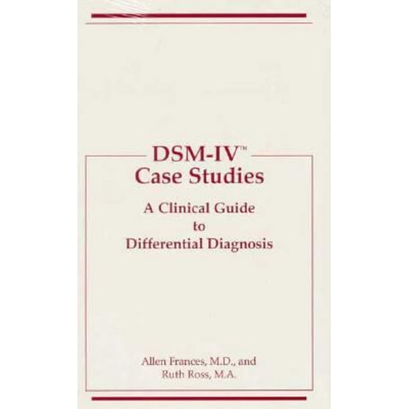 Pre-Owned Dsm-IV Case Studies: A Clinical Guide to Differential Diagnosis (Paperback) 0880484349 9780880484343
