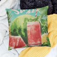 thumbnail image 2 of Orinice Sweet Summer Pillow Covers   Pineapple Watermelon Throw Pillow Covers Tropical Fruits Pillowcase Double Sided Printing Cushion Case for Home Decor Outdoor Sofa 24x24in, 2 of 5