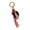 Football, variant on Sports Enthusiast Keychain Tennis Racket Golf Club Designs Keyring Accessory