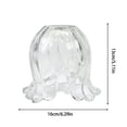 thumbnail image 3 of Elegant Decorative Glass Lamp Shade Small Lampshades Pendant Light Cover For Lamps Chandelier Fixture Lighting Furniture Protection 6.3X5.1" Happy Day!, 3 of 5