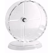 Silent Hamster Wheel – 9.5 inch Anti-Skid Running Wheel for Syrian Hamsters, Easy to Clean Exercise Accessory