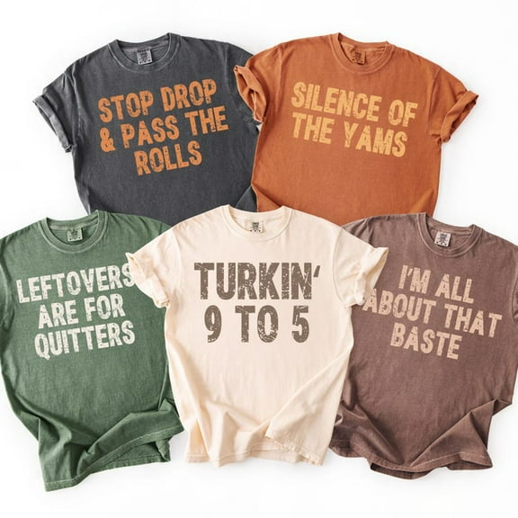 Funny Thanksgiving Shirt, Turkin 9 to 5 Shirt, All About That Baste, Distressed Turkey Day Shirt