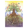 thumbnail image 1 of Toland Home Garden Roots of Love 12.5 x 18 Inch Decorative Spring Flower Bird Heart Tree Inspirational Garden Flag, 1 of 1