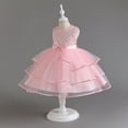 thumbnail image 4 of Godderr Kids Baby Girls Dresses Flower Girl Dresses for Wedding Girls Sequin Dress Tulle Dress Girls Wedding Guest Dress Girls Tutu Dress Party Dresses for Toddlers Girls Birthday Dress for 2-10Y, 4 of 7