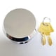thumbnail image 4 of Concealed Shackle Lock Concealed Shackle Padlocks Keyed Alike Trailer Puck Padlocks Hockey Puck Lock for Warehouse, Container, 4 of 5