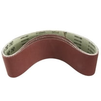 Uxcell 4" x 36" 120 Grit Lapped Joint Aluminum Oxide Sanding Belts 6 Pack
