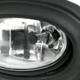 thumbnail image 6 of Spec-D Tuning Clear Bumper Driving Fog Lights + Bulbs + Switch Compatible with 2006-2008 Honda Civic Sedan 4Dr L+R Pair Assembly, 6 of 7