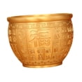 thumbnail image 3 of Cuenco de latón Feng Shui, cuenco de cornucopia, regalo de inauguración de la casa, cuenco de tesoro, tarro de bendición Fu para estante de estudio,, 3 of 9