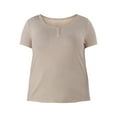 thumbnail image 5 of Terra & Sky Women’s Plus Rib Tee, Sizes 0X-5X, 5 of 5