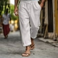 thumbnail image 5 of Kureaily Men's Casual Summer Pants Loose Fit Comfortable Everyday Trousers Breathable Lightweight Long Pants For Daily Wear And Leisure Activities, 5 of 5