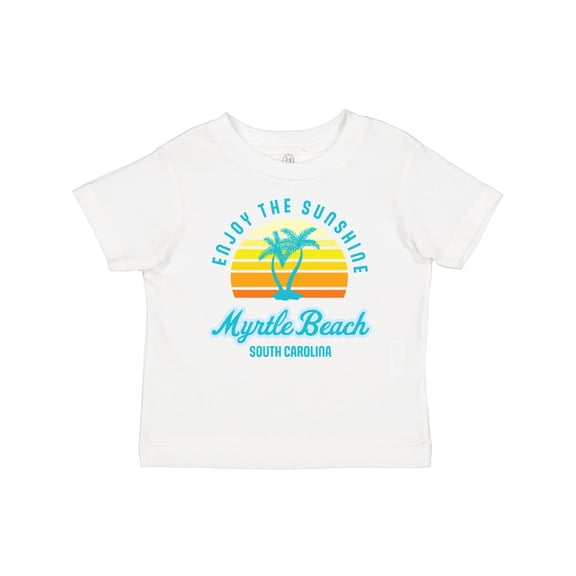 Inktastic Summer Enjoy the Sunshine Myrtle Beach South Carolina Blue Boys or Girls Baby T-Shirt