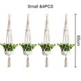 thumbnail image 1 of AMERTEER 4Pcs Macrame Plant Hanger Flower Pot Plant Holder 4 Legs String Hanging Rope, 1 of 2