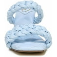 thumbnail image 3 of Sam Edelman Meghan Riveria Slip On Braided Straps Fashion Mule High Heel Sandals (Riviera Blue Leather, 10.5), 3 of 4