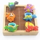 thumbnail image 1 of Juego de 6 anillos de PVC con dibujos de dinosaurios, bonitos anillos de PVC suave para dedo, regalo para niños, 1 of 7