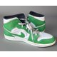 thumbnail image 5 of Ni - ke Ni - ke Air Jordan Men’s Mid Lucky Green White High Top Basketball Sneakers US 10, 5 of 5