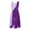 Purple, variant on Kids Sleeveless Ballet Lyrical Dress Dance Competition Costume Girls Glitter Leotard with Black 12