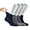 Assorted-1, variant on Cosyfeel® Women Loose Diabetic Socks | 4-Pair Neuropathy Ankle Socks for Ladies | Super Soft Eco-Friendly Thin Bamboo Material | Durable with Seamless Toe and Non-Binding Top | 4 Seasons