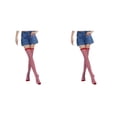 thumbnail image 1 of Qarigey Medias pantimedias sin costuras calcetines altos Iris rayas muslo juego de rol Cosplay carnaval niñas vestido fiesta tipo 25 tipo 25 2piezas, 1 of 6