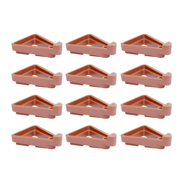 12 piezas de patas triangulares para macetas de exterior, soporte para plantas de terraza
