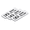 White, variant on Bank Teller 1 x 3" Name Tag/Badge, White, (3 Pack)
