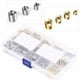 thumbnail image 4 of 116 piezas de insertos de rosca Helicoil e inserto de rosca autorroscante de acero con caja de almacenamiento, herramientas de reparación de roscas para M3-M12 2D, 4 of 5