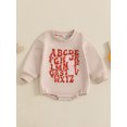 thumbnail image 3 of Elippeo Baby Girls Boys Sweatshirts Rompers Valentine's Day Clothes Letter Heart Print Long Sleeve Spring Bodysuits Jumpsuits 3 6 12 18 Months, 3 of 9