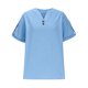 thumbnail image 5 of Blusas para las Mujeres Casual Verano Botón Sólido Camisa V-Cuello Blusa Suelta, Camiseta de Lino de Algodón para Acampar Al Aire Libre Y Uso Diario, Estilo Vintage, 5 of 9