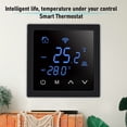 thumbnail image 4 of Floor Heating Thermostat, LED Screen Design Home Heating System Thermostat  for Apartment White,Black, 4 of 7