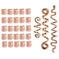 thumbnail image 1 of 28 piezas de cuentas para el cabello, bobinas en espiral, cuentas para rastas, anillos Bs, Clips, puños de Metal, joyería para el cabello, accesorios para envolver el cabello, pinzas para el cabello, 1 of 5