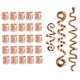 thumbnail image 2 of 28 Piezas Cuentas para el Cabello Bobinas en Espiral Cuentas para Rastas Trenzas Anillos Clips Puños de Metal Joyería para el Cabello Accesorios para Envolturas para el Cabello Pinzas, 2 of 6