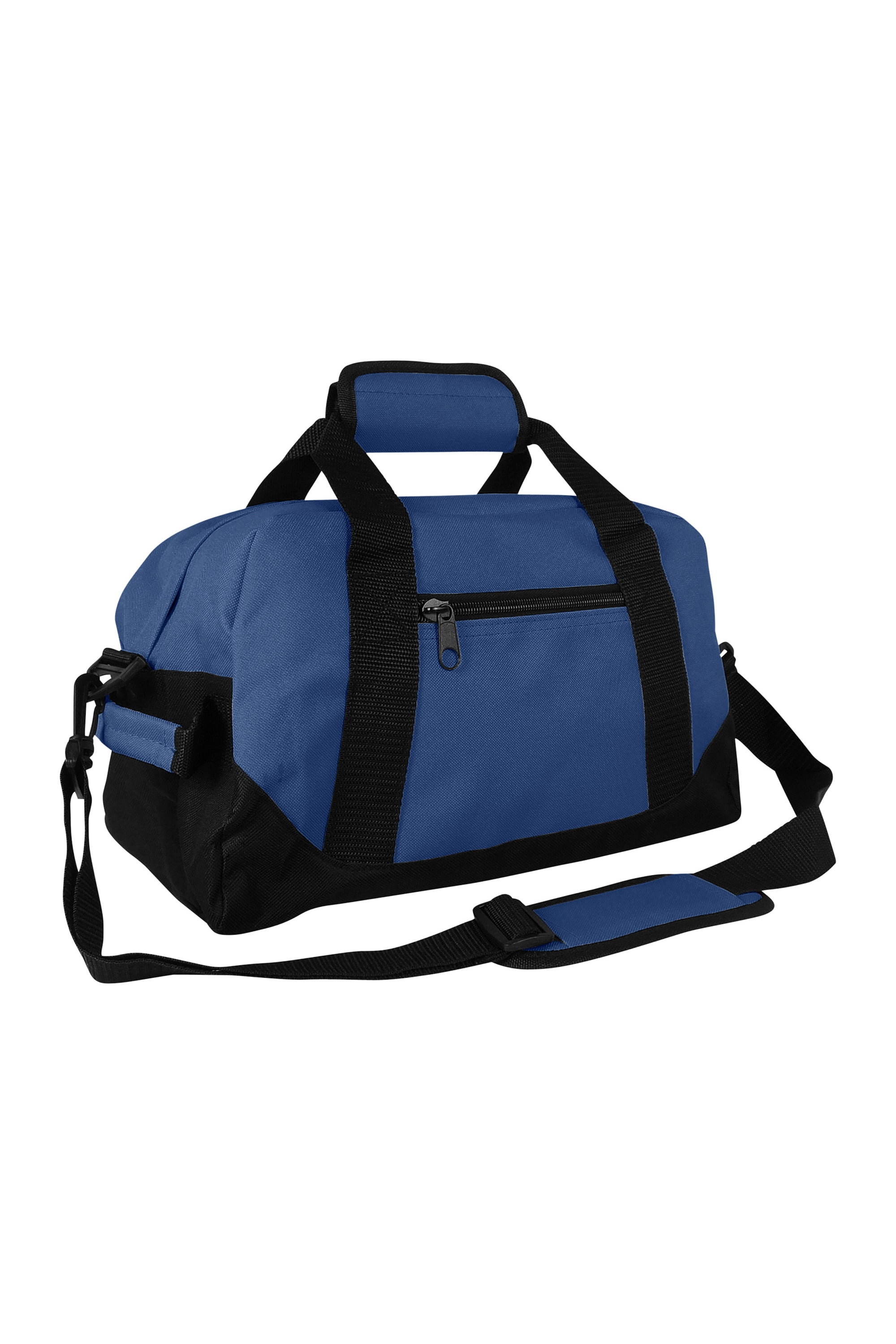 Duffle Bag Two-Toned Sports Gym Travel Bag in Navy Blue/Black and Red/Black 21" 