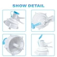 thumbnail image 3 of Paquete de 2 válvulas dispensadoras de agua, válvula dispensadora de jarra de agua, tapa de jarra de agua, boquilla de botella, grifo de plástico reutilizable, 3 of 5