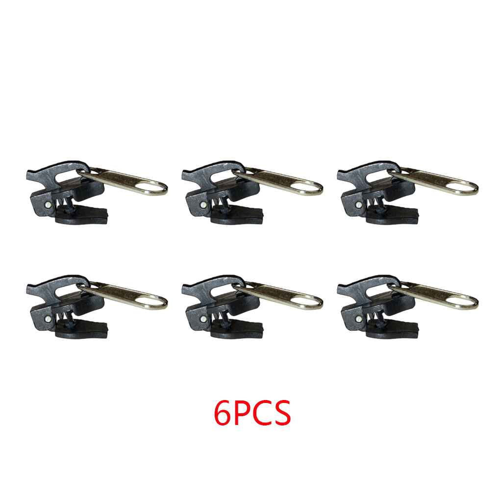 6Pcs Removable Zipper Zip Slider Rescue Instant Repair s to Kit Easy Use N5M0