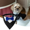 thumbnail image 4 of CBFFDC Serviette Triangle pour Animaux de Compagnie Douce Confortable Collier pour Animaux de Compagnie Finition Soignée Design à Boucle Réglable Nœud Papillon Ensemble pour Chien Bavoir Triangle Fournitures pour Animaux de Compagnie Chien, 4 of 6