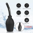 thumbnail image 2 of Bulbo de enema 310ml, bulbo de enema anal, duchas anales y vaginales de silicona para limpieza de colon, 2 of 5