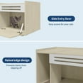 thumbnail image 4 of TROPOW Cat Litter Box Furniture with Flip-Down Door, Spacious Hidden Cat Litter Box Enclosure Cabinet, Ventilated Covered Litterbox Furniture for Easy Cleaning & Privacy, 4 of 5