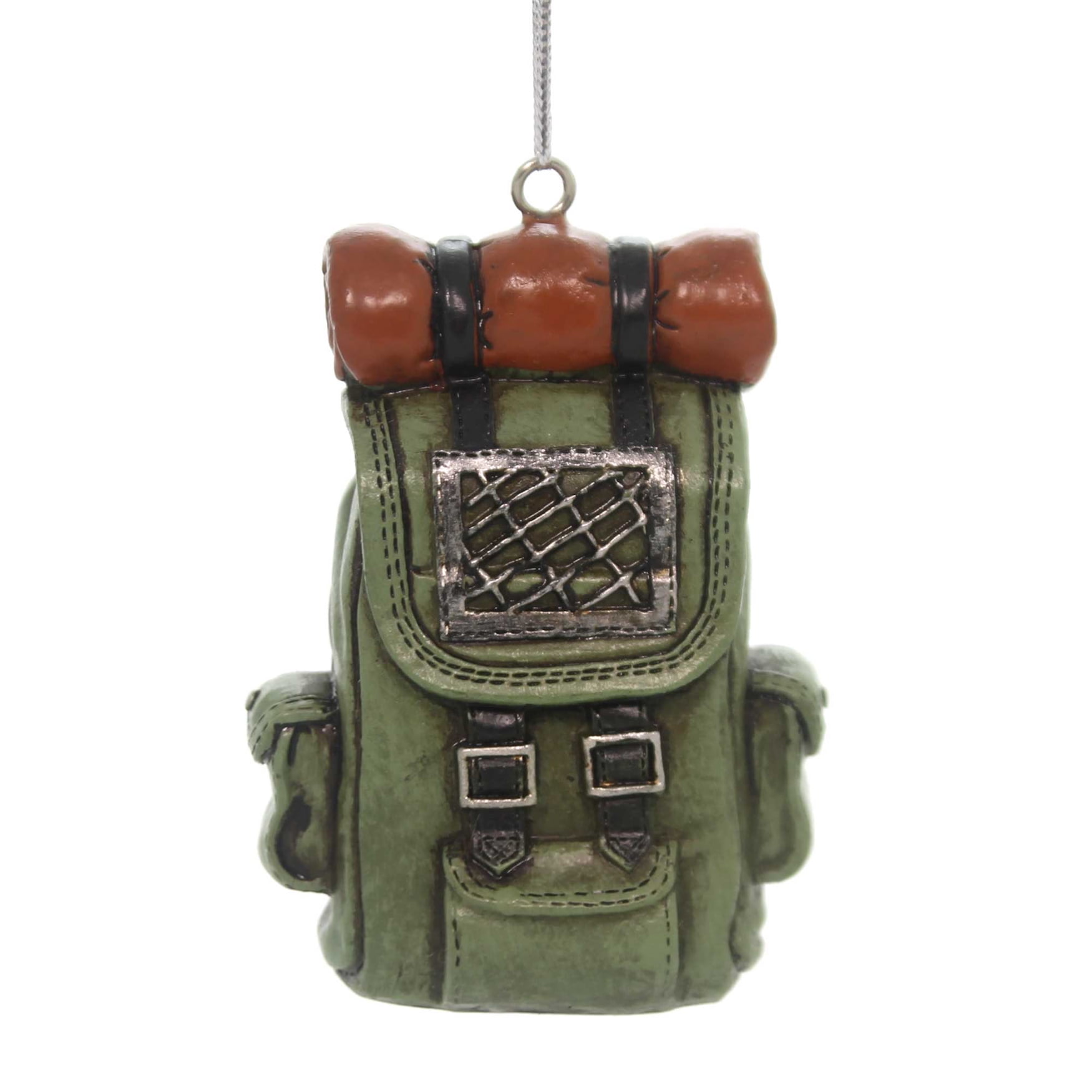 Holiday Ornaments BACKPACK ORNAMENT Polyresin Camping Hiking 152294