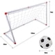 thumbnail image 1 of Portería De Fútbol, ​​Interior Y Exterior, Mini Juego De Rojo Paratería De Fútbol Para Niños, Porterías De Fútbol, ​​Párrica Roja Portería De Fútbol Con Bomba De, 1 of 7