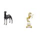 thumbnail image 1 of Figura De Resina De Caballo, Estatua Moderna De Colección, Adorno De Mesa, Escultura, Centro De Mesa, Figura De Escritorio Para Sala De Estar, Dormitorio, Hotel, Chimenea Navideña., 1 of 8