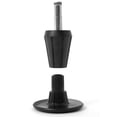 thumbnail image 1 of Leg Daddy 2-Piece Steel Stem Plastic Bed Frame Glide Legs, Set of 4, 1 of 3