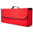 thumbnail image 1 of SPRING Anti Slip Compartment Boot Storage Organizer Tools Car Storage Bag Car Trunk Big red, 1 of 6