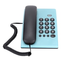 Mavis Laven Corded Telephone, Battery Free Desktop Landline With Dual Magnetic Handset For Home For Office