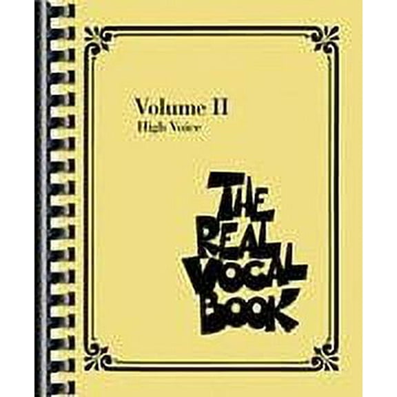 The Real Vocal Book – Volume II- High Voice