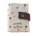 thumbnail image 2 of kurtrusly 20-bit Korean Flowers Canvas Card Package ID Credit Card Holder Wallet Purse, 2 of 2